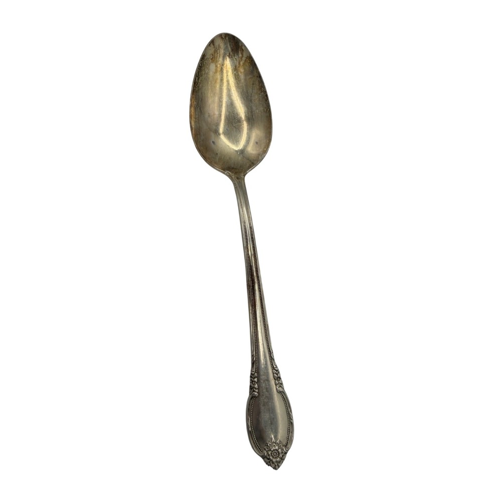 Vtg 1847 Rogers Bros REMEMBRANCE Serving spoon Tablespoon Silver Plate 1948 IS